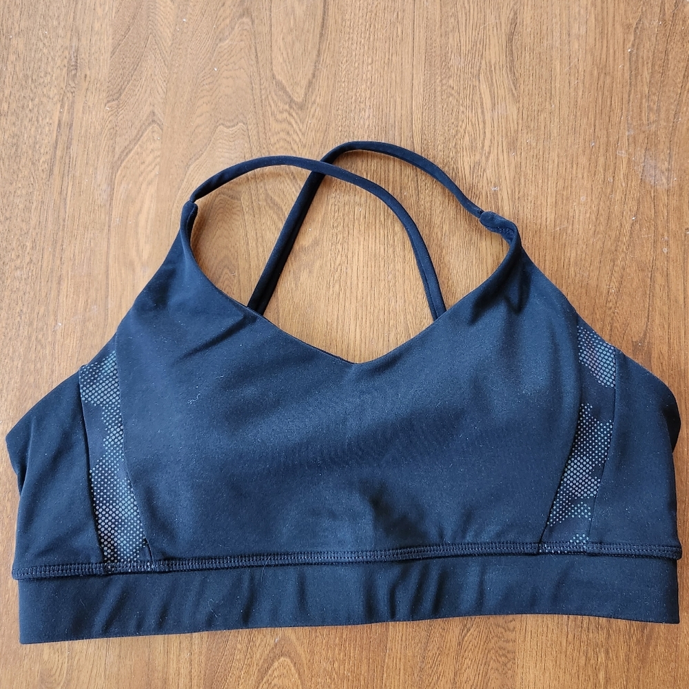 ZYIA • Black camo reflective brilliant bra | L - Picture 6 of 9
